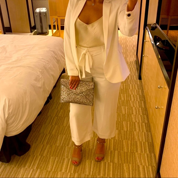 Wayf White Capri Trouser, size M - Picture 8 of 8